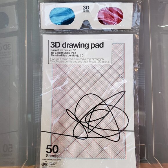 3D Drawing Pad with 3D Glasses - NEW - Picture 1 of 3